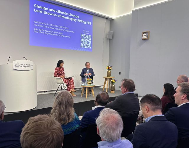 Lord Browne of Madingley Urges Engineers to Lead the Fight Against Climate Change